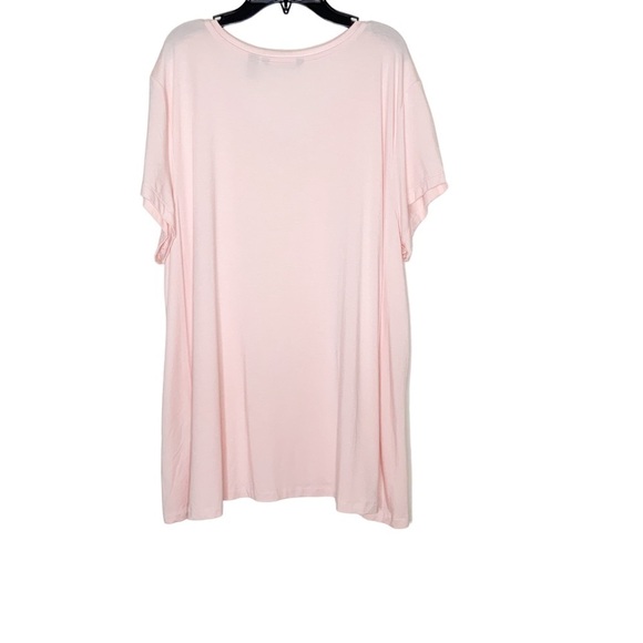 H by HALSTON pink long tee shirt. Size XL - Picture 4 of 7